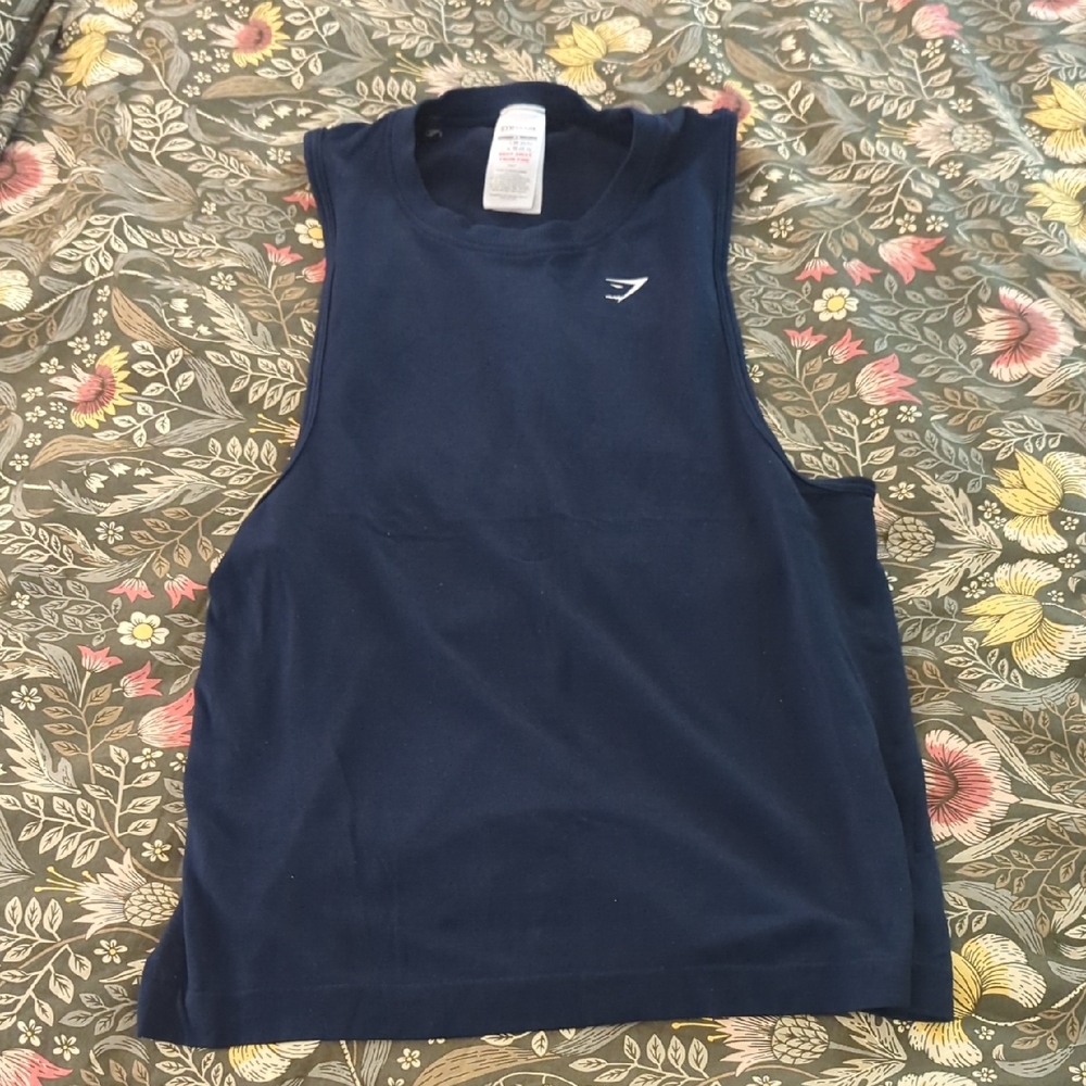 Women's Gymshark Navy Blue Tank Top